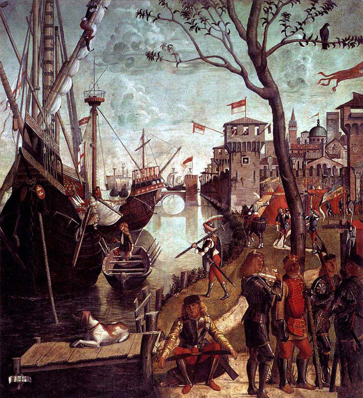The Arrival of the Pilgrims in koln